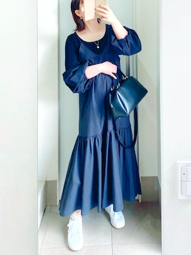 「ボストンバッグ」｜kumikoさん（レディース・165cm）の春コーディネート