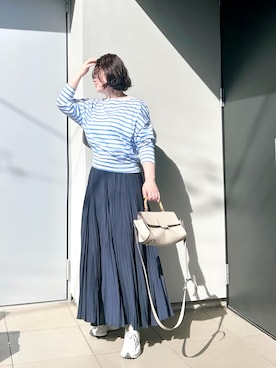 「FRAMeWORK（フレームワーク）のアイテム」を使った、kumikoさん（レディース・165cm）の春コーディネート