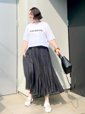 「JOURNAL STANDARD（ジャーナルスタンダード）のアイテム」を使った、kumikoさん（レディース・165cm）の夏コーディネート