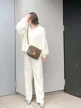 「ウールパンツ」｜kumikoさん（レディース・165cm）の秋コーディネート