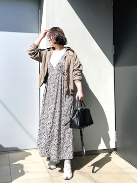 「FRAMeWORK（フレームワーク）のアイテム」を使った、kumikoさん（レディース・165cm）の春コーディネート