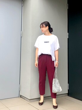 「初秋コーデ」｜「アイテム（レインシューズ）」を使った、kumikoさん（レディース・165cm）の夏コーディネート