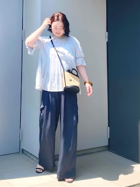 「水色」｜kumikoさん（レディース・165cm）の秋コーディネート