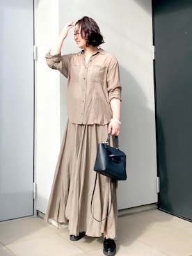 「アイテム（その他シューズ）」を使った、kumikoさん（レディース・165cm）の秋コーディネート