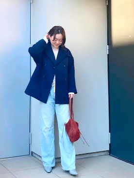 「Noble（ノーブル）のアイテム（バッグ）」を使った、kumikoさん（レディース・165cm）の冬コーディネート