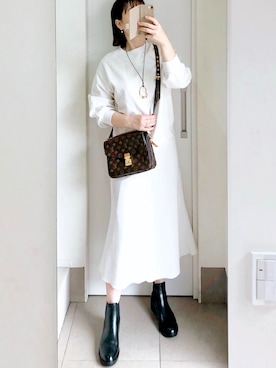 「FRAMeWORK（フレームワーク）のアイテム」を使った、kumikoさん（レディース・165cm）の秋コーディネート