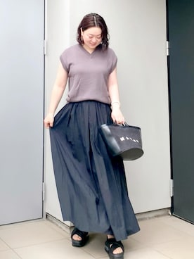 「Spick & Span（スピックアンドスパン）のアイテム」を使った、kumikoさん（レディース・165cm）の夏コーディネート