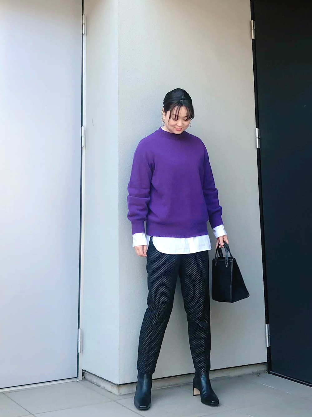 【定価1.5万】イエナ IENA *バンドカラー長袖ロングシャツ*Fチュニックブラウスとろみ薄手トップス(m1-2506-253)【71G52】 HUG.U トップス ロングシャツ ナチュラル ブラウス ノーカラー