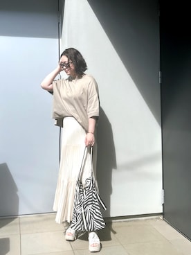 「Noble（ノーブル）のアイテム」を使った、kumikoさん（レディース・165cm）の夏コーディネート