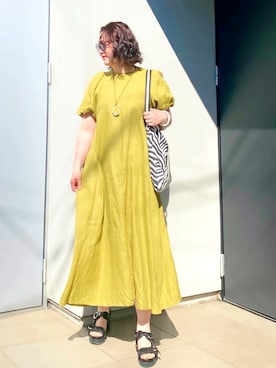 「JOURNAL STANDARD（ジャーナルスタンダード）のアイテム（ワンピース）」を使った、kumikoさん（レディース・165cm）の夏コーディネート