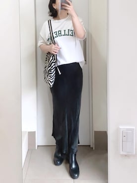 「アイテム（レインシューズ）」を使った、kumikoさん（レディース・165cm）の秋コーディネート