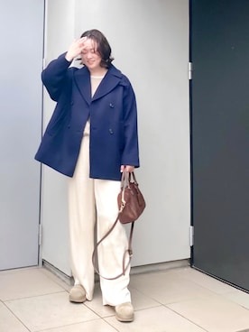 「FRAMeWORK（フレームワーク）のアイテム」を使った、kumikoさん（レディース・165cm）の冬コーディネート