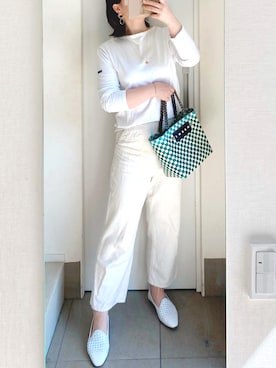 「セントジェームス」｜「アイテム（アクセサリー）」を使った、kumikoさん（レディース・165cm）の春コーディネート