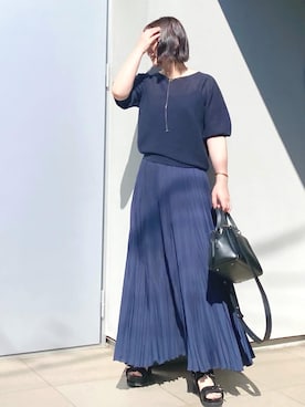「ラリエット」｜kumikoさん（レディース・165cm）の夏コーディネート
