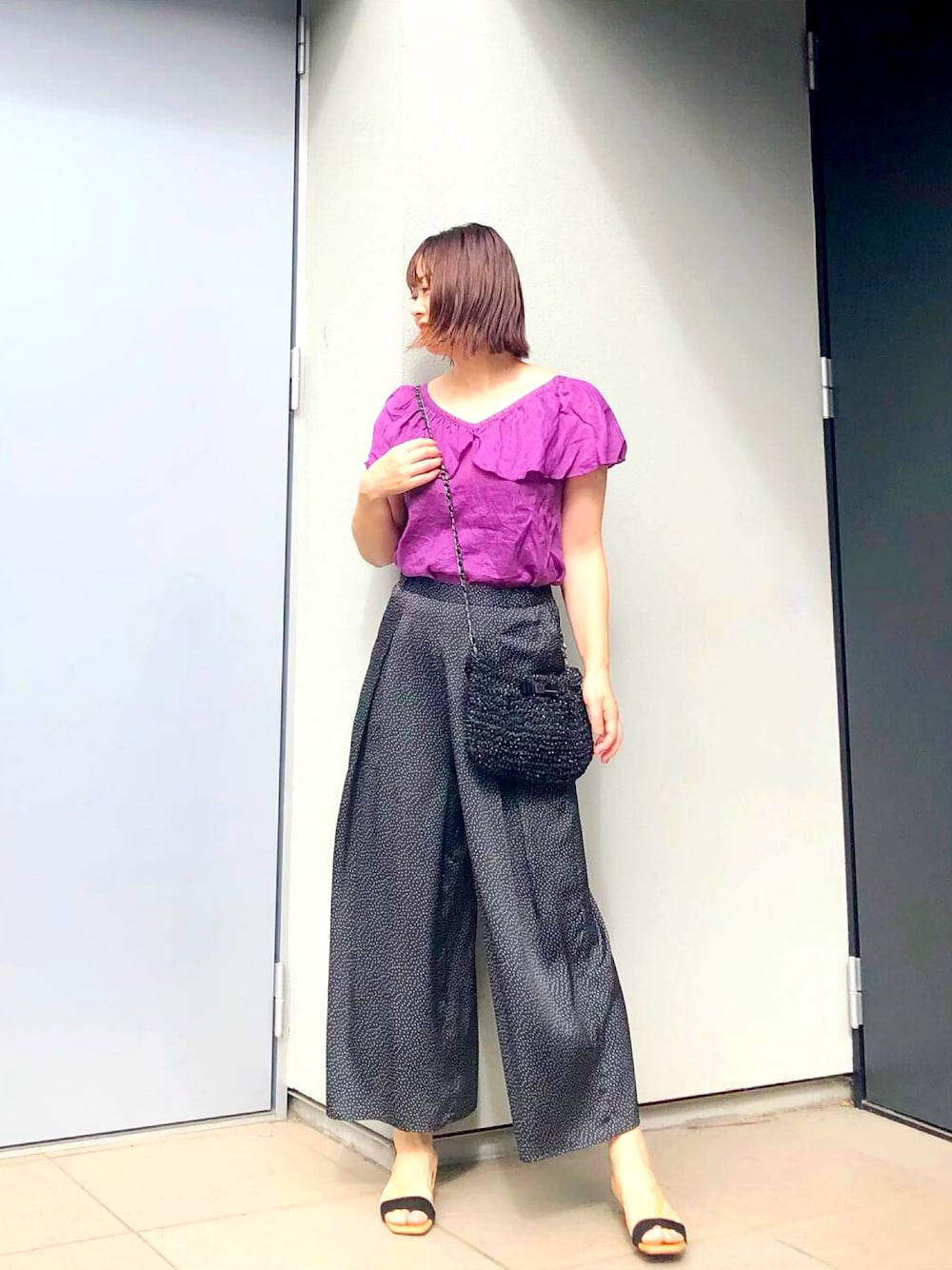 アンテプリマ クリスタッロフィオッコ 2way バッグ がま口　パーティー アンテプリマ クリスタッロフィオッコ 2way バッグ がま口