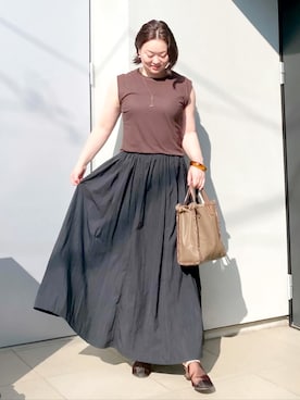 「メッシュバッグ」｜kumikoさん（レディース・165cm）の秋コーディネート