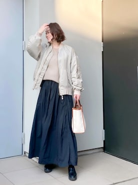 「FRAMeWORK（フレームワーク）のアイテム」を使った、kumikoさん（レディース・165cm）の冬コーディネート