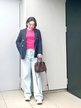 「russet（ラシット）のアイテム」を使った、kumikoさん（レディース・165cm）の春コーディネート