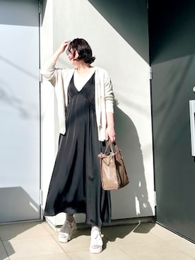 「Whim Gazette（ウィムガゼット）のアイテム」を使った、kumikoさん（レディース・165cm）の春コーディネート
