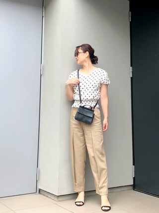 IENA イエナ ウェーブシャーリングツイストチュニック