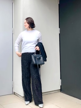 plage（プラージュ）の「ワイドV プルオーバー◇（ニット/セーター