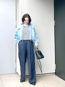 「SAINT JAMES（セントジェームス）のアイテム」を使った、kumikoさん（レディース・165cm）の春コーディネート