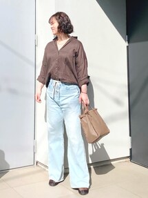 Spick & Span（スピックアンドスパン）の「リネンビッグシャツ2 