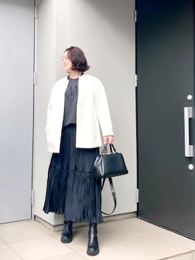 「IENA（イエナ）のアイテム」を使った、kumikoさん（レディース・165cm）の冬コーディネート