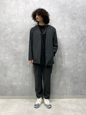 「アイテム（セットアップ）」を使った、ADAM ET ROPE' HOMME STAFFさん（メンズ・171cm）の冬コーディネート