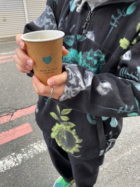 「HUF（ハフ）のアイテム（スウェット）」を使った、ぱぐさん（メンズ・160cm）の春コーディネート