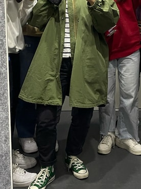 「JOURNAL STANDARD relume（ジャーナルスタンダード　レリューム）のアイテム（モッズコート）」を使った、ririka  さん（レディース・153cm）の秋コーディネート