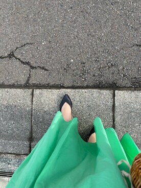 「SHIPS」｜「アイテム（バレエシューズ）」を使った、ririka  さん（レディース・153cm）の夏コーディネート