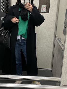 「Ray BEAMS（レイビームス）のアイテム（その他アウター）」を使った、ririka  さん（レディース・153cm）の冬コーディネート