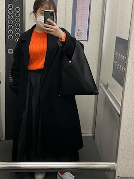 「Ray BEAMS（レイビームス）のアイテム（その他アウター）」を使った、ririka  さん（レディース・153cm）の冬コーディネート