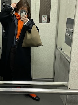 「Ray BEAMS（レイビームス）のアイテム（その他アウター）」を使った、ririka  さん（レディース・153cm）の冬コーディネート