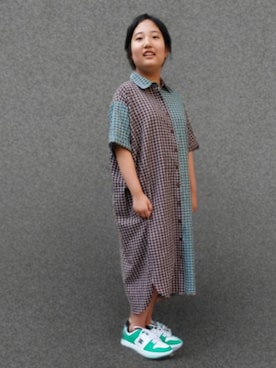 「アイテム（ワンピース/ドレス）」を使った、メルちゅさん（キッズ・155cm）の秋コーディネート