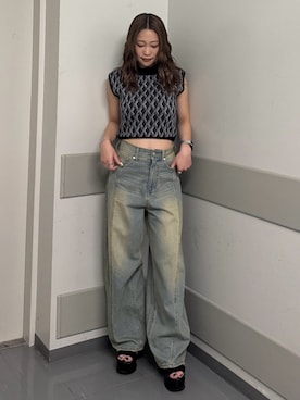 横幕学美さん（レディース・153cm）の夏コーディネート