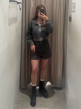 横幕学美さん（レディース・153cm）の春コーディネート