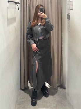 横幕学美さん（レディース・153cm）の春コーディネート