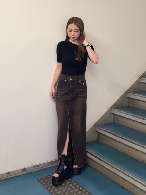 ギャザープラットフォームシューズ