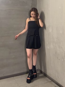 「MURUA（ムルーア）のアイテム」を使った、横幕学美さん（レディース・153cm）の夏コーディネート