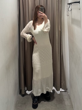 「MURUA（ムルーア）のアイテム」を使った、横幕学美さん（レディース・153cm）の春コーディネート