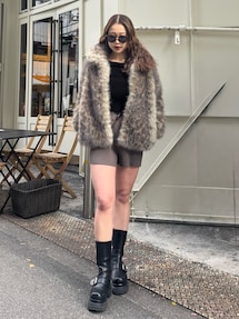 レオパードフェイクファーコート｜ムルーア（MURUA）公式通販｜RUNWAY