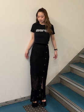 横幕学美さん(レディース・153cm)の夏コーディネート