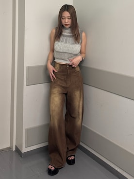 横幕学美さん(レディース・153cm)の夏コーディネート