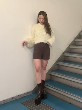 横幕学美さん(レディース・153cm)の秋コーディネート