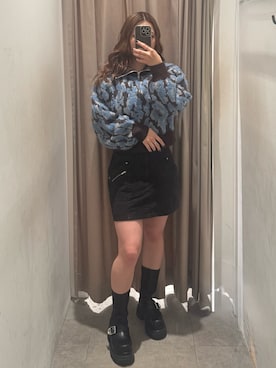 「MURUA（ムルーア）のアイテム」を使った、横幕学美さん（レディース・153cm）の秋コーディネート