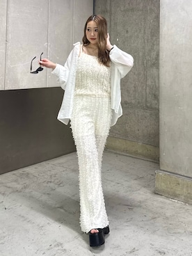 「MURUA（ムルーア）のアイテム」を使った、横幕学美さん（レディース・153cm）の春コーディネート