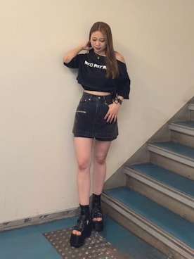 横幕学美さん(レディース・153cm)の夏コーディネート