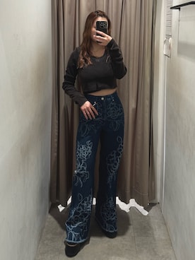 横幕学美さん(レディース・153cm)の冬コーディネート